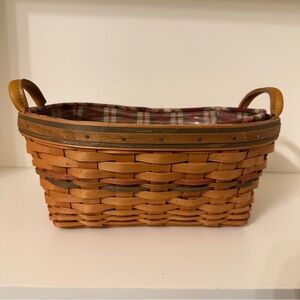 Woven Basket with Liner